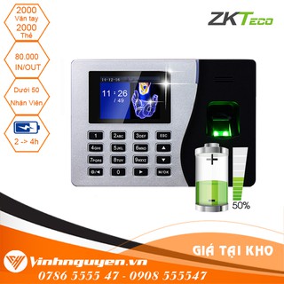 Máy chấm công vân tay ZKTeco K14B