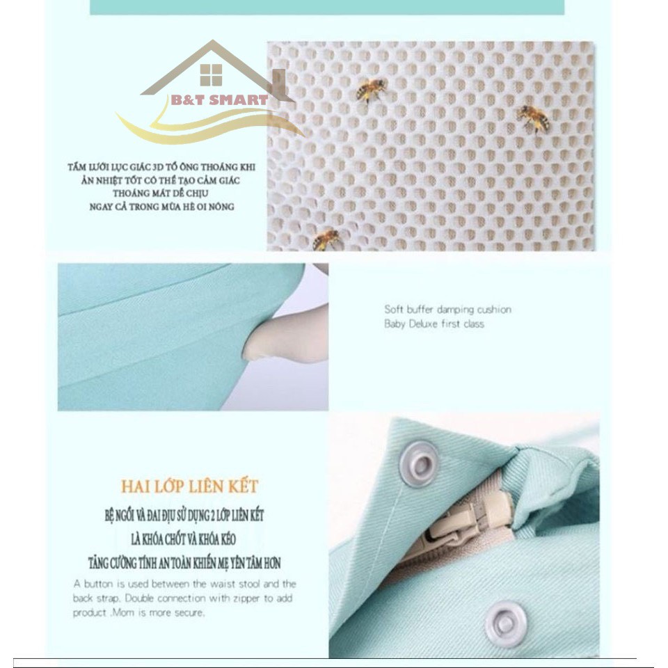 Địu Aixintu For Baby, địu em bé cao cấp