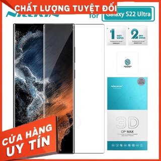 Kính cường lực samsung s22 ultra nillkin 3d cp+max bảo vệ toàn màn hình cho samsung galaxy s22 ultra 5g