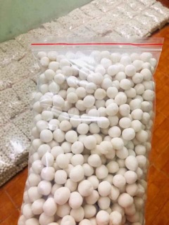 Bột lọc bọc dừa - Trân châu nhân dừa