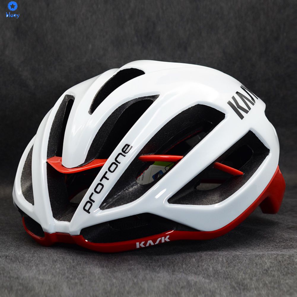 Kask Protone Mũ Bảo Hiểm Bảo Hiểm Đi Xe Đạp Integrally-Đúc Siêu Sáng Mtb Đường Núi Mũ Bảo Hiểm Xe Đạp Đỏ Đua Xc Đường Mòn Nam phụ Nữ 【Bluey】