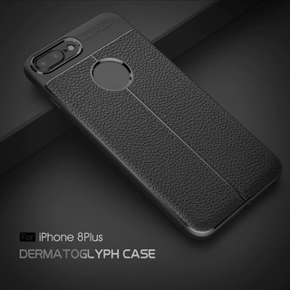 Ốp Lưng Auto Focus Vân Da Cho iPhone 7 Plus/ 8 Plus