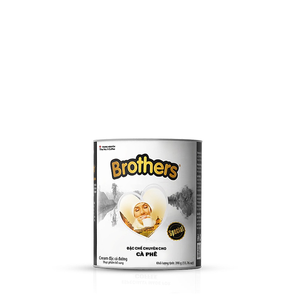 Trung Nguyên - Sữa đặc có đường Brothers 390gr