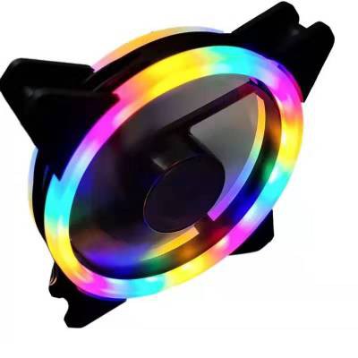 Quạt Tản Nhiệt, Fan Case Coolmoon V2.2 Led RGB 2 Vòng Ring - Không Cần Hub