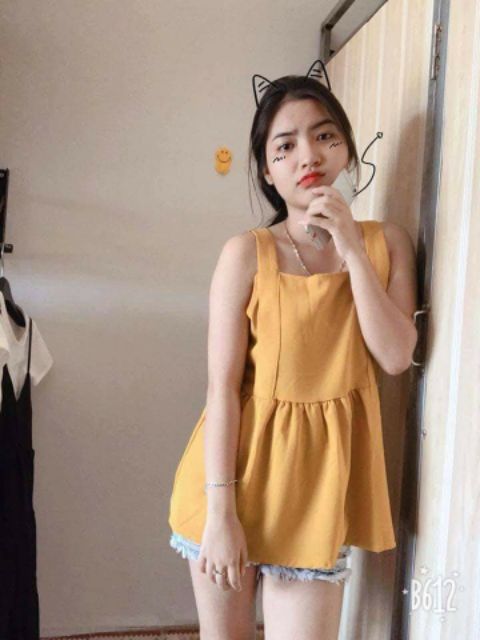 Áo hai dây chất đũi hàng đẹp (KÈM ẢNH THẬT) | BigBuy360 - bigbuy360.vn