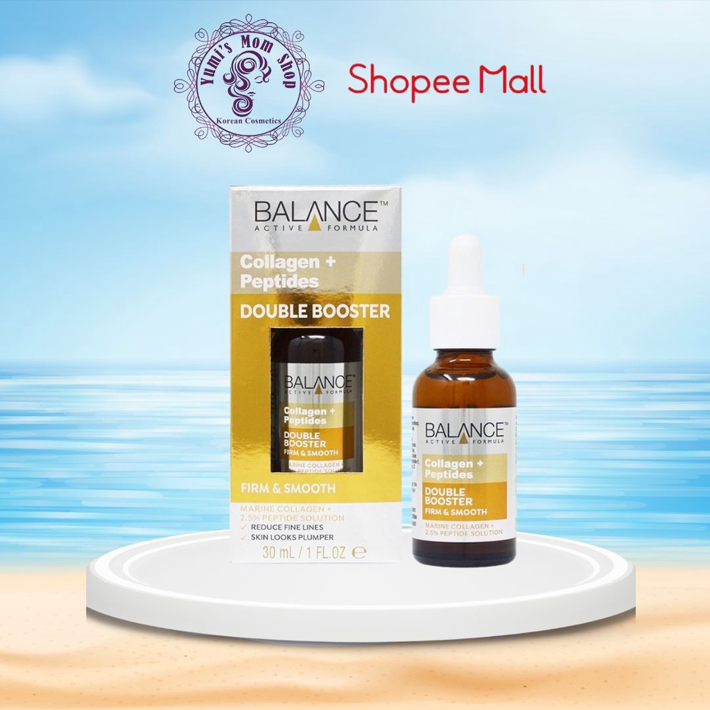 Tinh chất Balance Active Formula Collagen + Peptides Double Booster 30ml