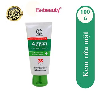 Kem rửa mặt ngừa mụn Acnes creamy wash 100g - 0513991