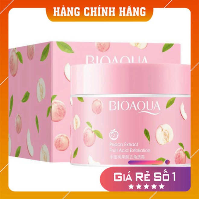 Tẩy Tế Bào Chết 𝑭𝒓𝒆𝒆𝒔𝒉𝒊𝒑 Tẩy Tế Bào Chết Bioaqua Trái Đào Tươi Giúp Mịn Giữ Ẩm Cho Da 140gr Chính Hãng Nội Đ