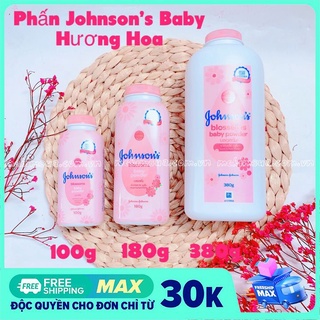 Phân thơm em bé Johnson's Baby hương hoa 100/180g/380g -Phấn rôm cho bé sơ sinh