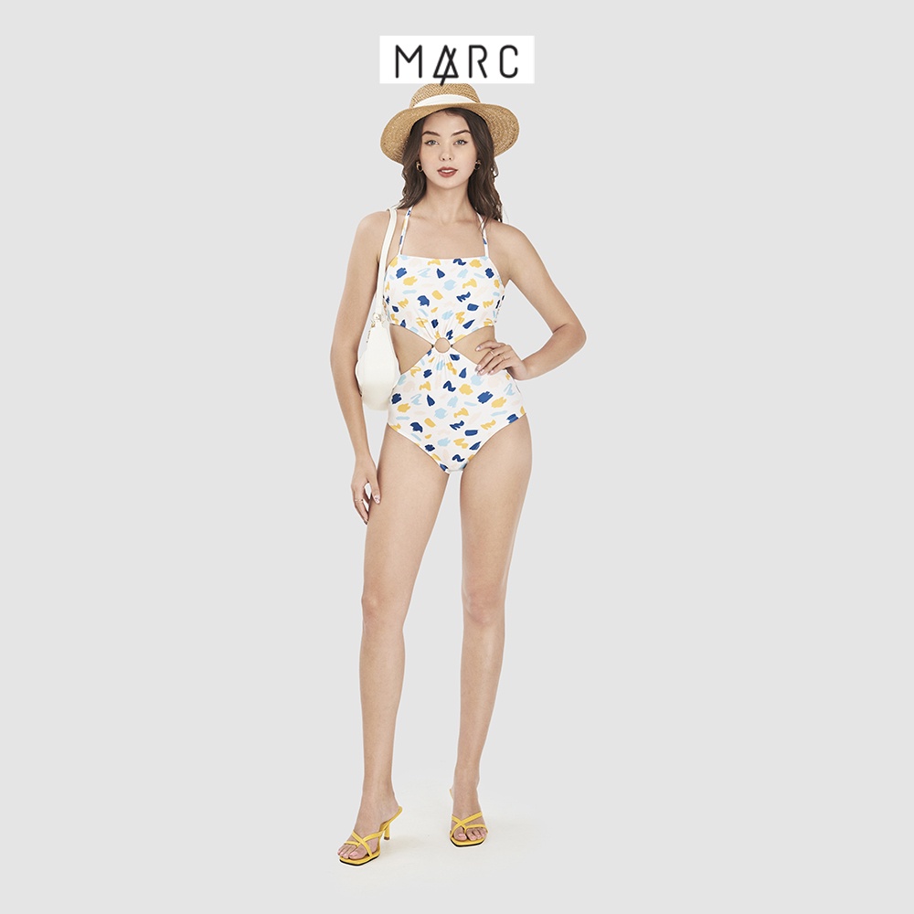 Đồ bơi nữ MARC FASHION 1 mảnh cutout vòng eo nhấn khoen PKPR0514