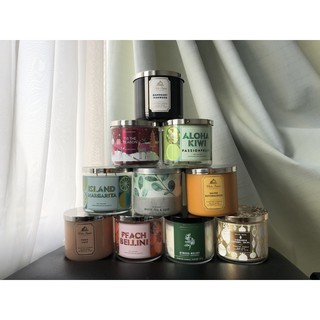 Nến bbw 3 bấc - nến thơm tinh dầu bath & body works hũ lớn 411g