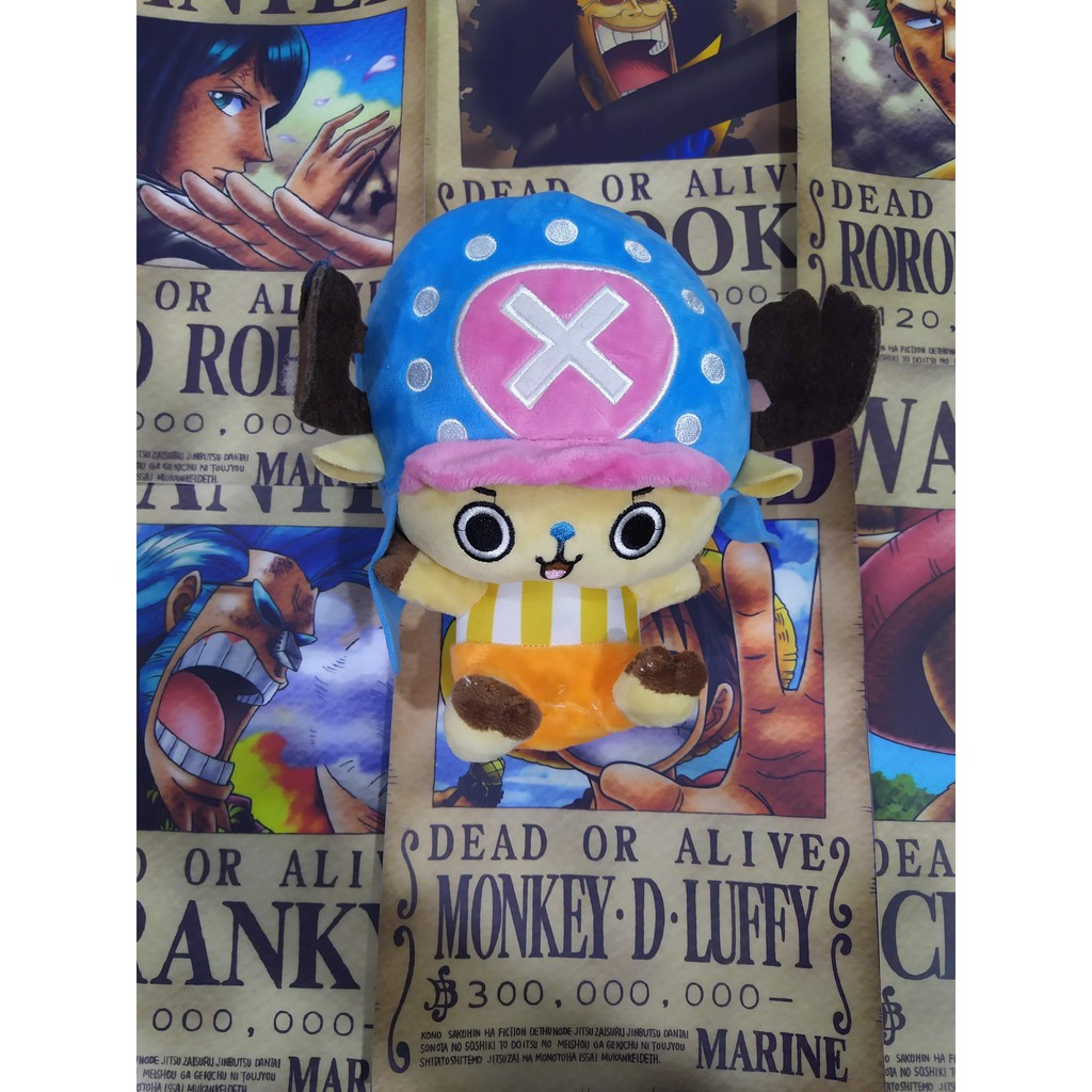 Gấu Bông Tony tony chopper 20cm gấu bông kẹo ngọt cute Gấu bông tuần lộc gấu bông one piece