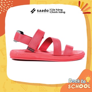 [CHÍNH HÃNG] SANDAL SAADO | NN05 – Màu Đỏ Hồng Tươi Basic Trơn | Giày Sandal Nam Nữ Cá Tính, Nổi Bật