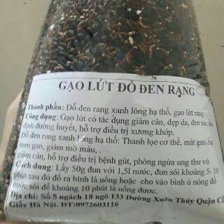 Gạo lứt đỗ đen rang ( 1kg )