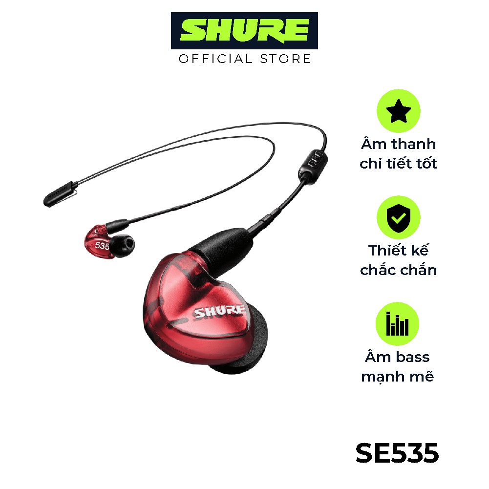 Tai nghe nhét tai Shure SE535