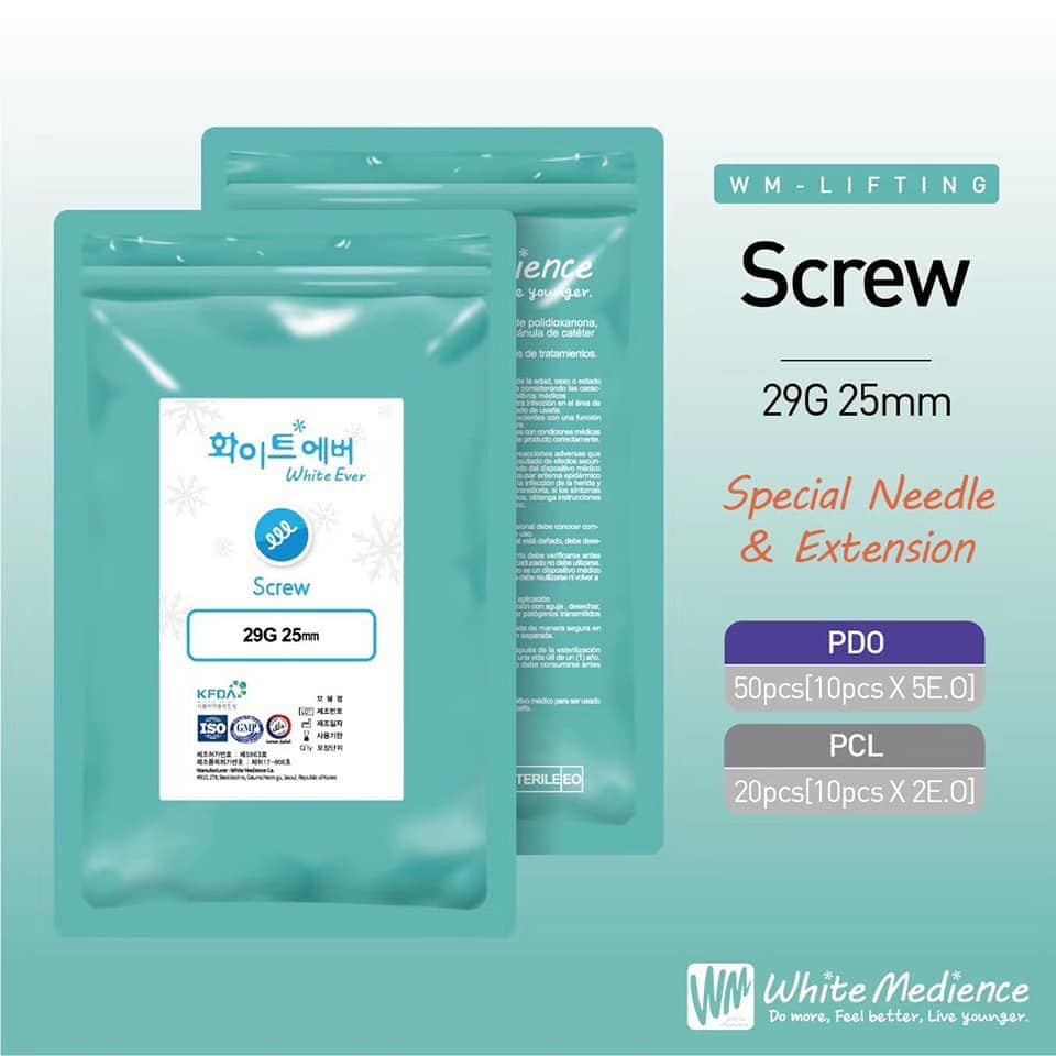 Chỉ Screw White Medience Kích Thích Tăng Sinh Collagen Làm Đầy Trẻ Hóa