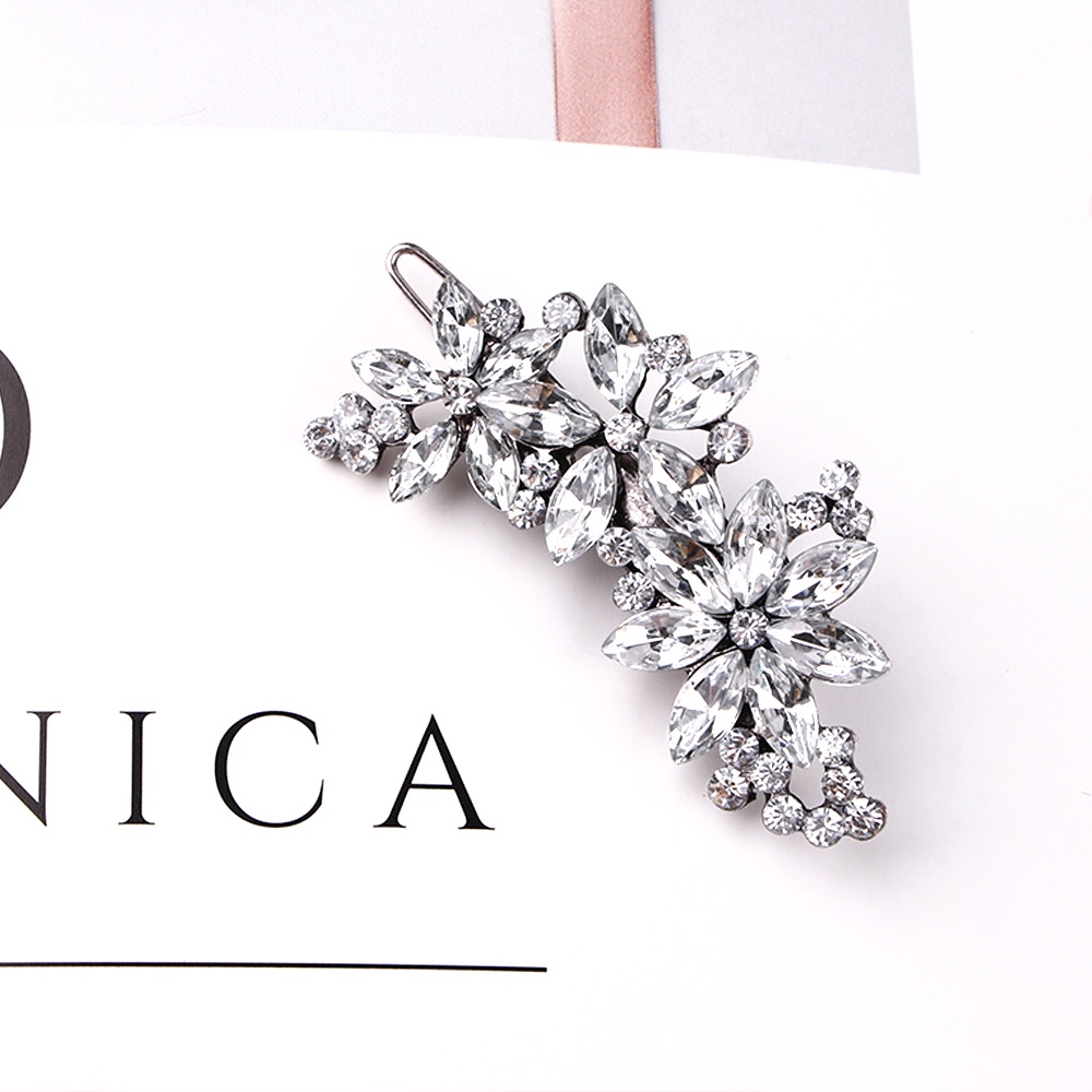 Kẹp Tóc Đính Kim Cương Nhân Tạo Sang Trọng Thanh Lịch Cho Cô Dâu