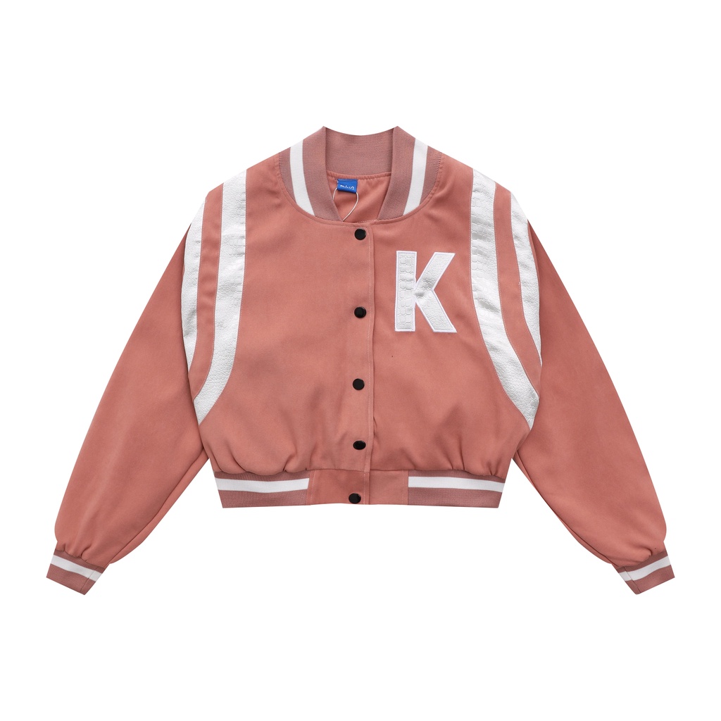 Áo Khoác Croptop Nữ Nhung Form - S1 - Màu Ruốc