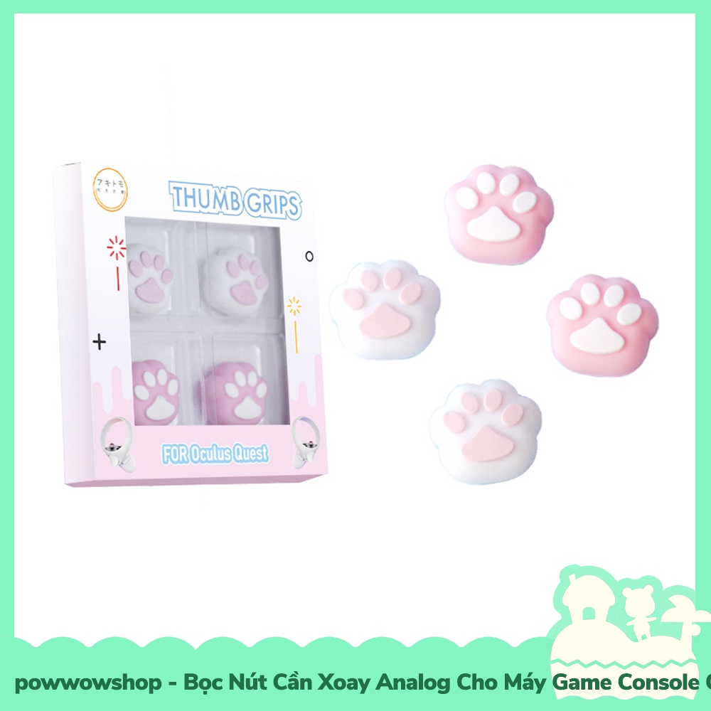[Sẵn VN - Hỏa Tốc] Oculus Quest II Set 4 Bọc Nút Cần Xoay Analog Dành Cho Nút Của Tay Cầm Chơi Game Console Oculus Paw