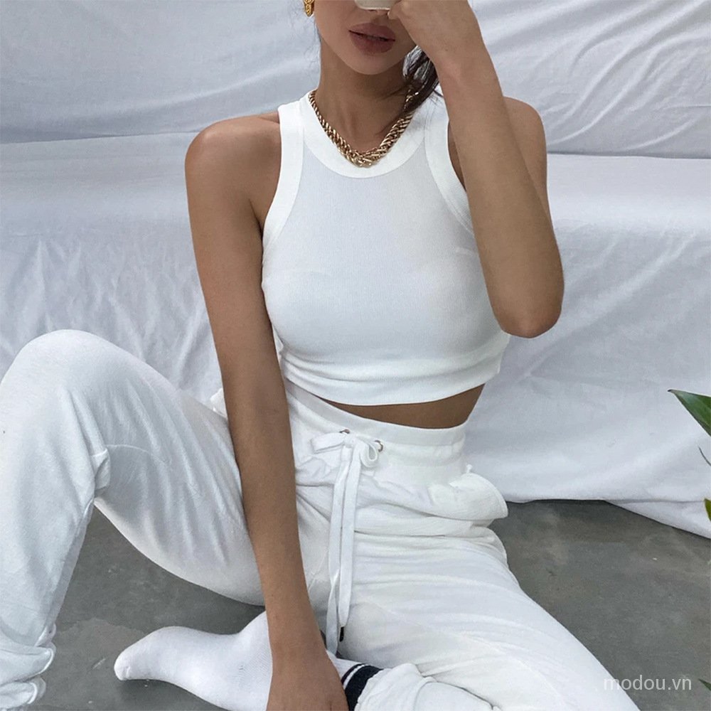 Áo tank top màu trơn thiết kế đơn giản 5 màu