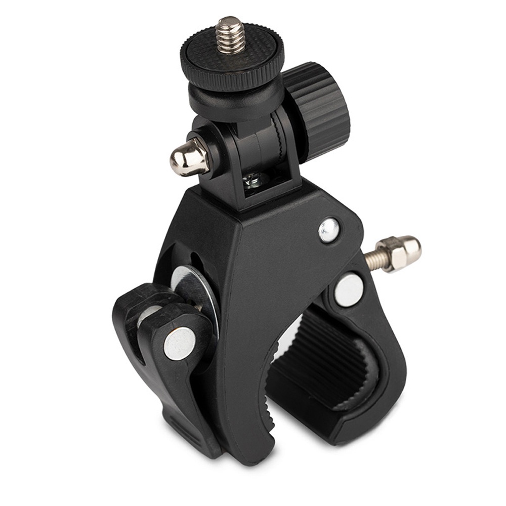 Kẹp gắn máy ảnh/ máy quay hành trình GOPRO bằng nhựa màu đen tùy chỉnh tiện dụng cho xe đạp/ xe máy