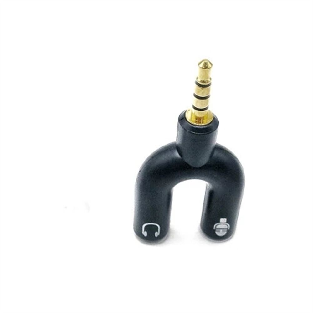 Thiết bị chia âm thanh tai nghe 3.5mm và mic hình chữ U nhiều màu sắc cho Ps4