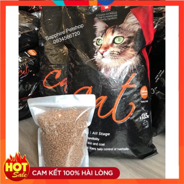 ( FLASH SALE) HẠT CATSEYE THỨC ĂN CHO MÈO MỌI LỨA TUỔI TÚI 1kg