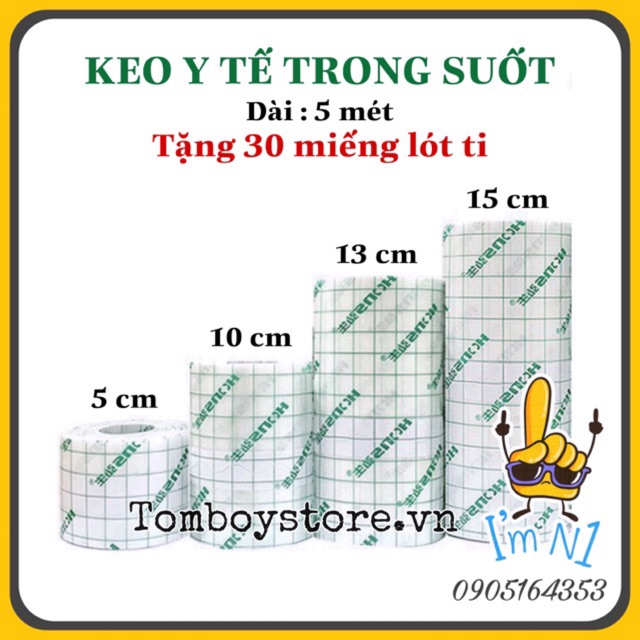 Keo Y Tế Trong Suốt Dán Ngực Tomboy Sb Trans