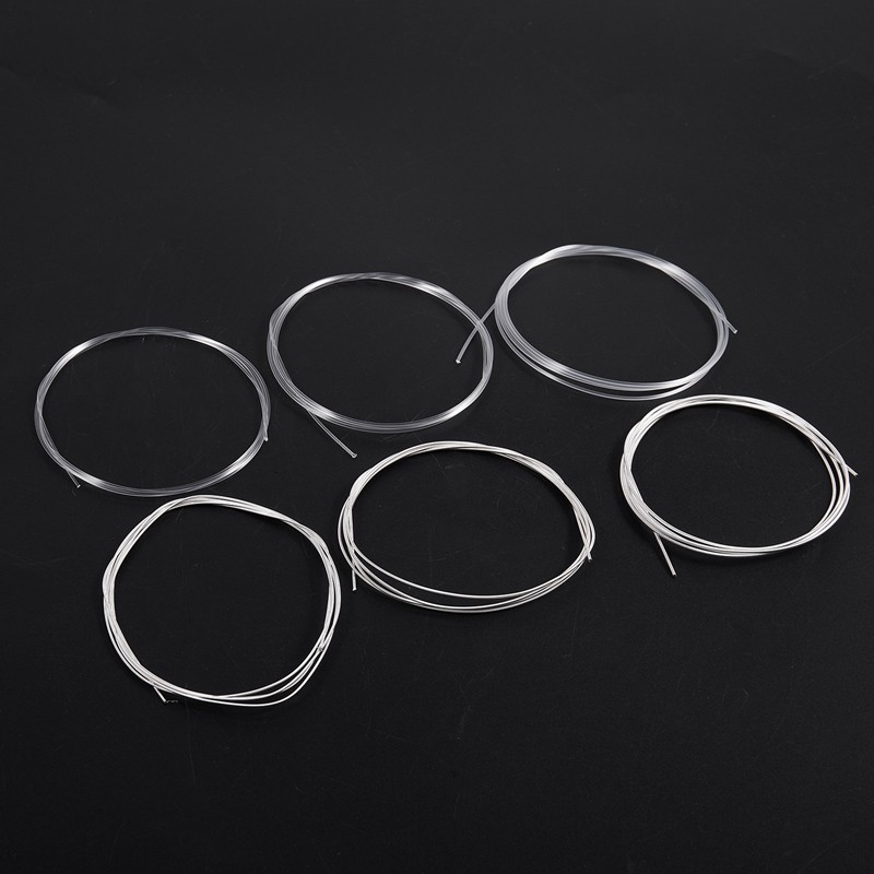Bộ 6 dây nilon mạ bạc SC12 chuyên dụng cho đàn guitar acoustic