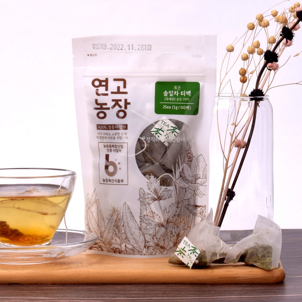 Túi Lọc Trà Lá Thông Kim Hàn Quốc 1g X 25 túi X 2 Packs, 4 Packs