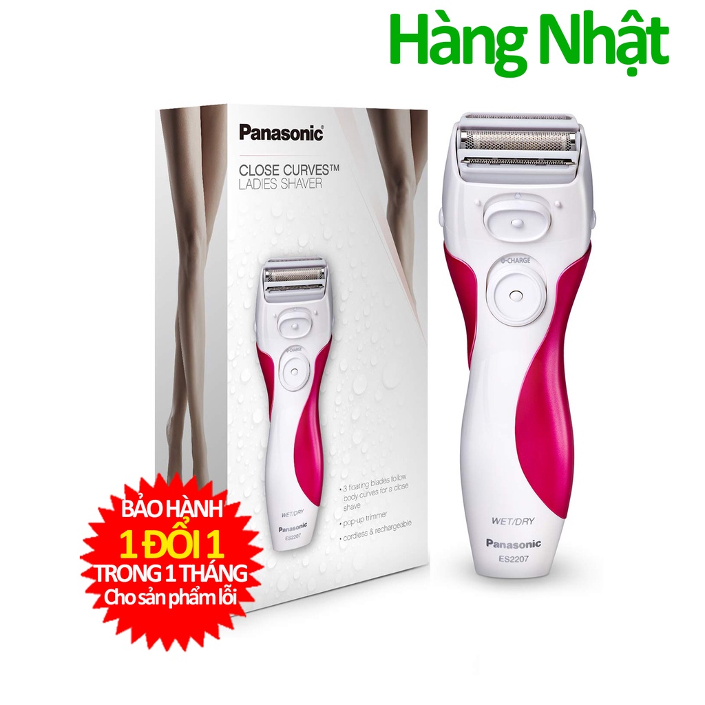 Máy cạo lông cho nữ Panasonic Close Curves Ladies Shaver ES 2207P