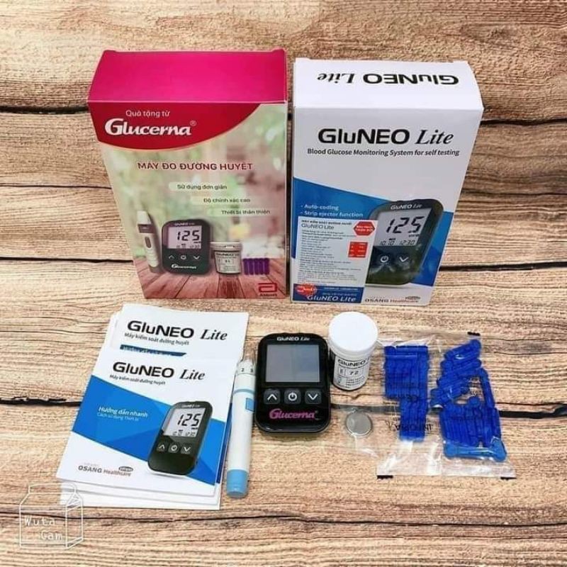 Máy đo đường huyết. Quà tặng từ sữa Glucerna