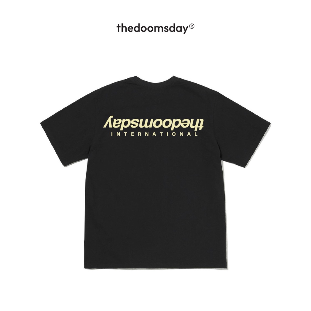 International Tee - BLACK/ CREAM