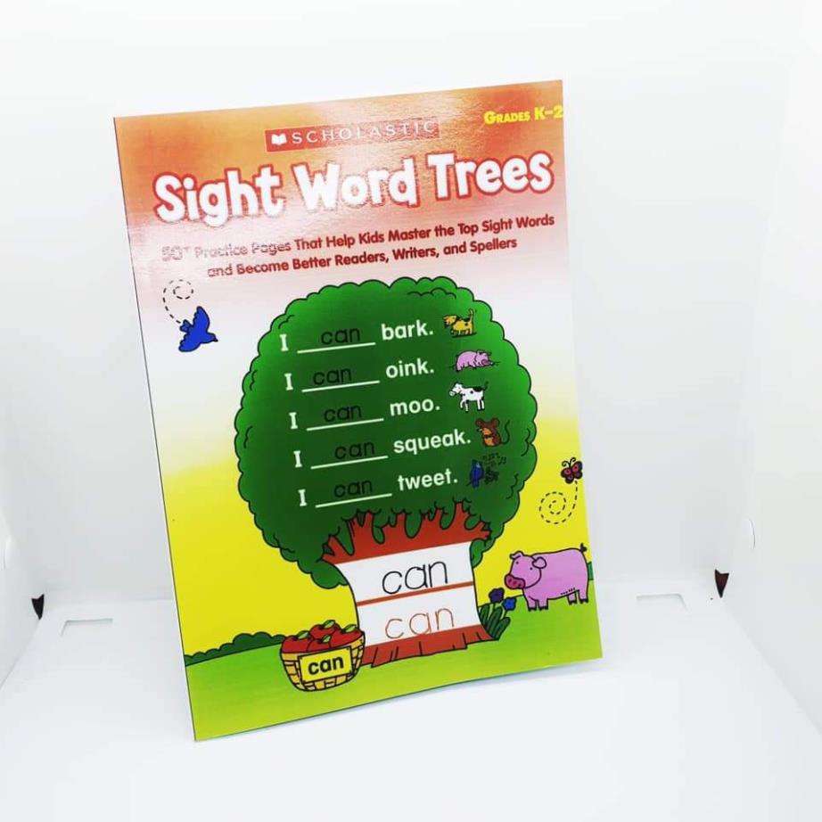 Sight word 4q - poetry pages ,100 super, sight word trees,very first khổ A4 kèm file nghe