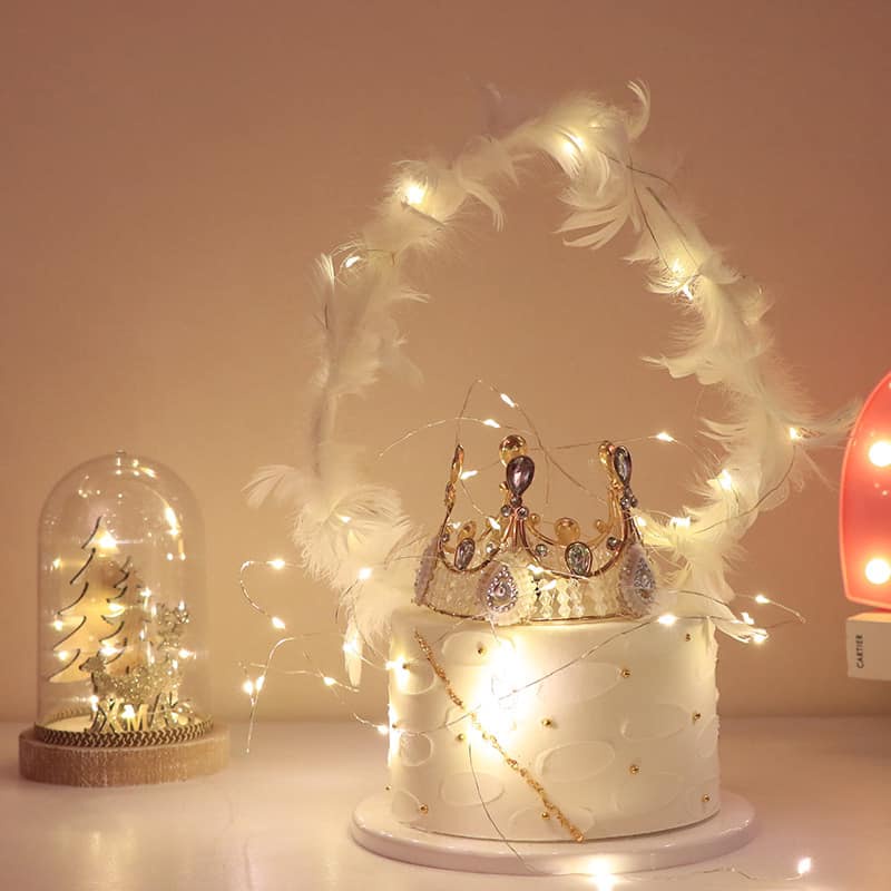 Đèn trang trí, dây đèn LED Nháy tranng trí 3M, 3 chế độ sáng, có sẵn pin