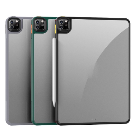 Ốp Lưng Likgus trong viền màu cho iPad 11 2020, 11 2021 M1, 11 2018 mỏng nhẹ ôm máy cao cấp