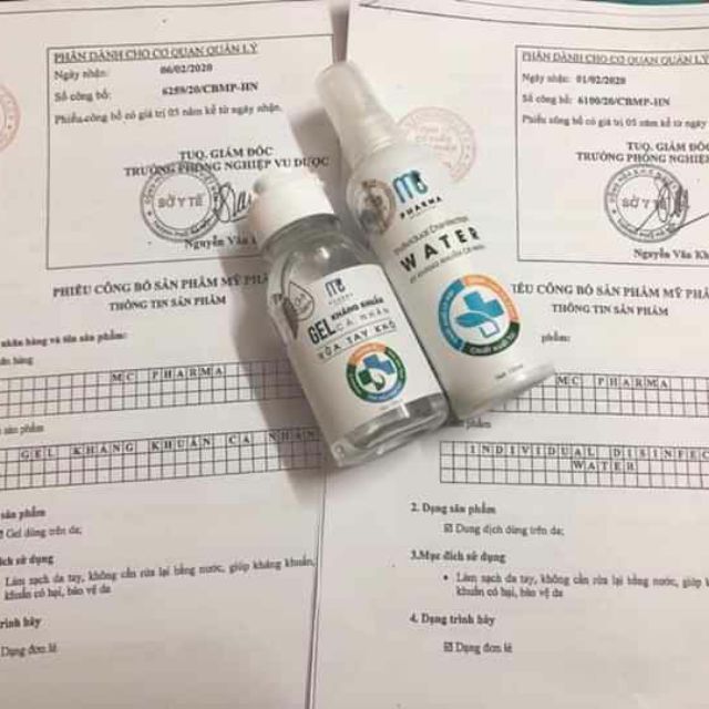 COMBO 5 CHAI KHÁNG KHUẨN MCPHARMA