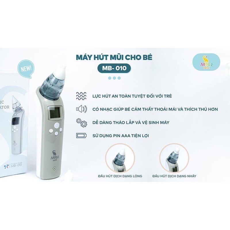 Hút mũi thông minh MOAZ BÉBÉ MB010