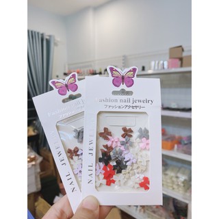 Set charm nơ 30 chiếc làm nail cực đẹp