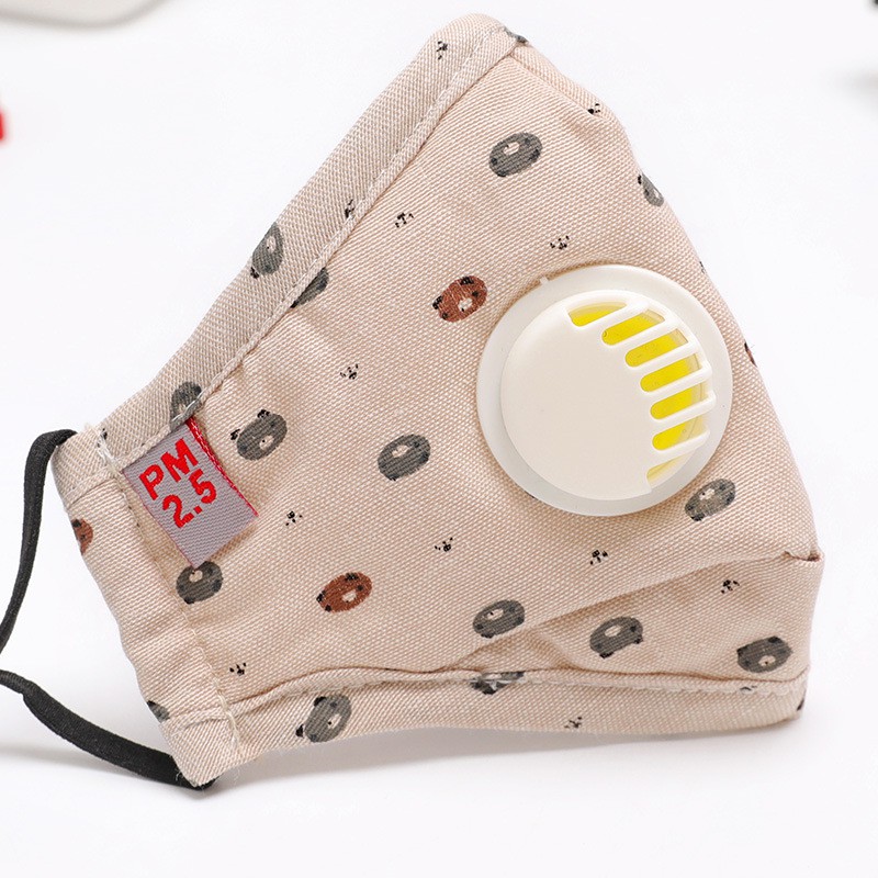 Khẩu trang cho bé khẩu trang kháng khuẩn chống bụi PM2.5 có van thở cho bé | BigBuy360 - bigbuy360.vn