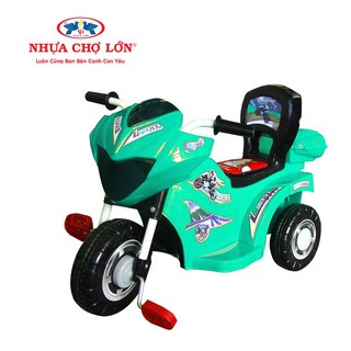 [Không Nhạc]  Xe 3 Bánh Police Nhựa Chợ Lớn - Xe 3 Bánh Trẻ Em