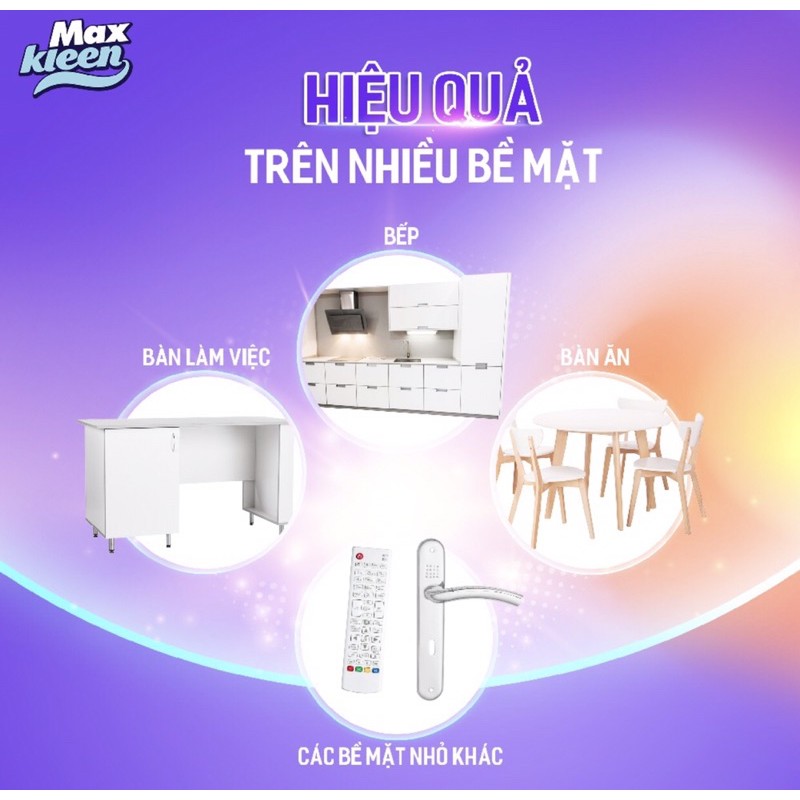 Nước lau bề mặt đa năng MAXKLEEN 520ml