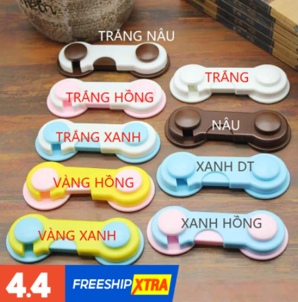 [Có sẵn]  CHỐT KHÓA TỦ AN TOÀN CHO BÉ - CÀI AN TOÀN - KHÓA TỦ - KHÓA NGĂN KEO