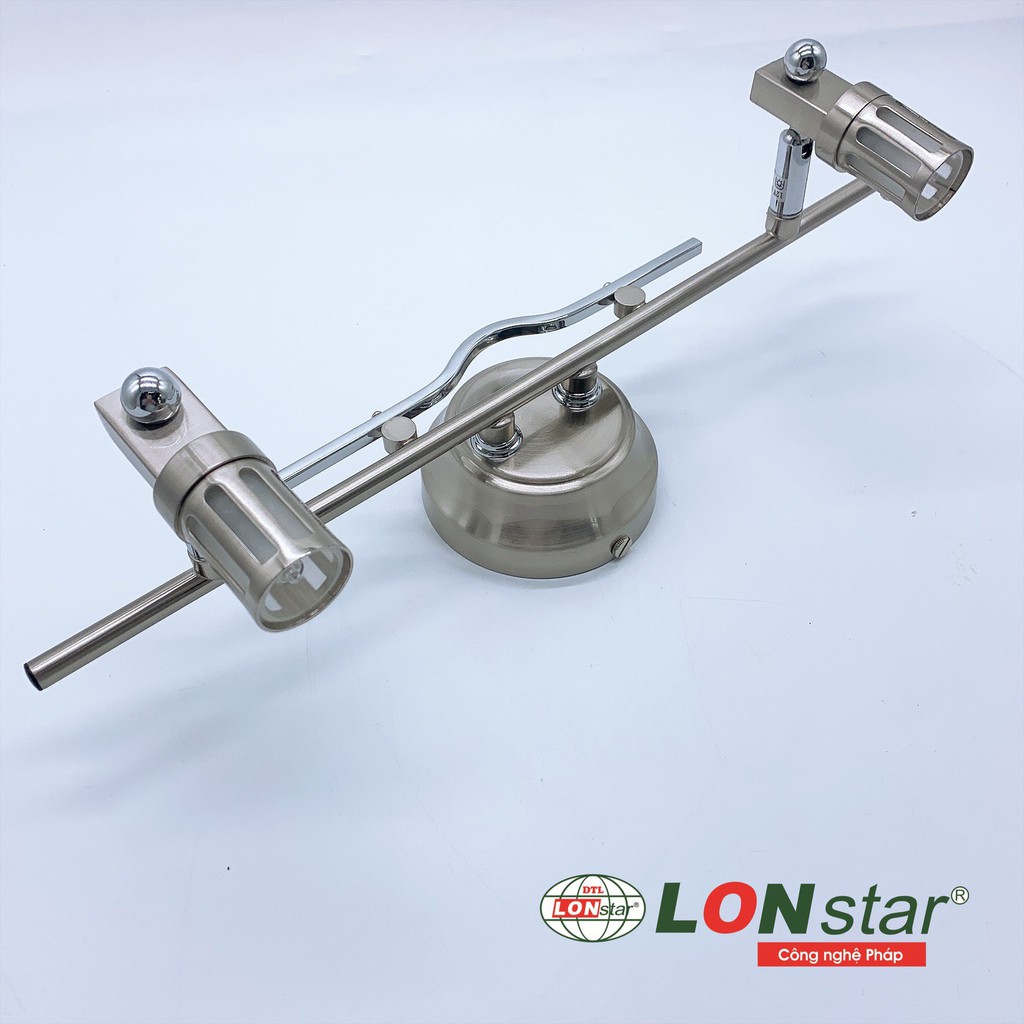 Đèn Soi Gương, Soi Tranh LONstar 2 Bóng ,3 Bóng , Chất Liệu Inox Chống Gỉ , Điều Chỉnh Được Góc Chiếu