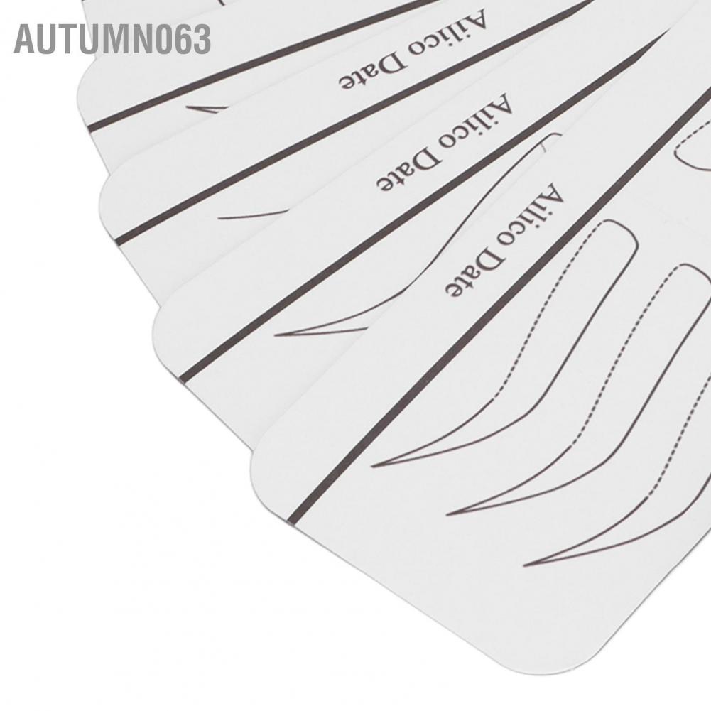 Autumn063 10 cái Tái Sử Dụng Hình Xăm Lông Mày Sách Bài Tập Vẽ Microblading Thực Hành Cho Người Mới Bắt Đầu