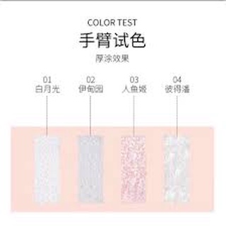 Phấn Mắt Dạng Lỏng Lameila 4 Màu Lấp Lánh