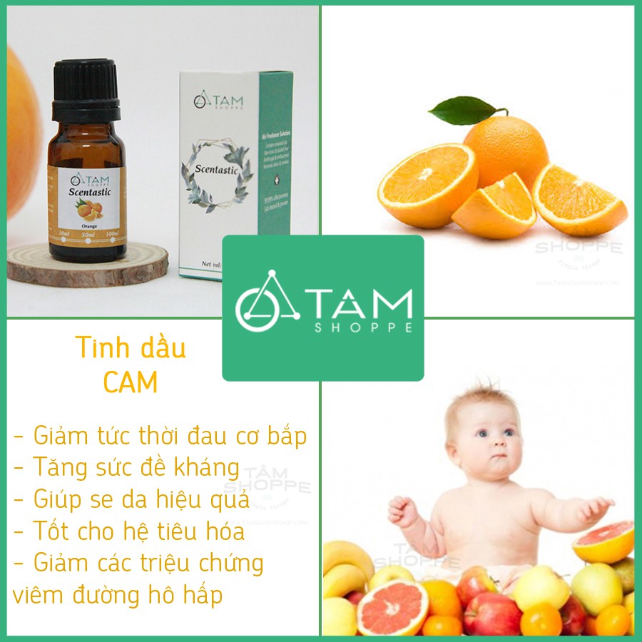 [TD ORGANIC] Tinh dầu vỏ cam nguyên chất 100% 10ml