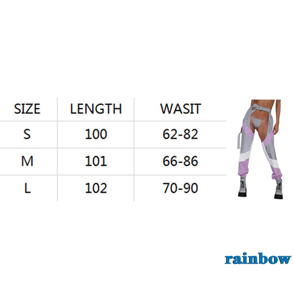 Quần Baggy Dài Lưng Cao Không Đáy Màu Sắc Thời Trang Cho Nữ