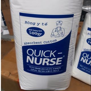 Bông gòn y tế QUICK NURSE 500gram