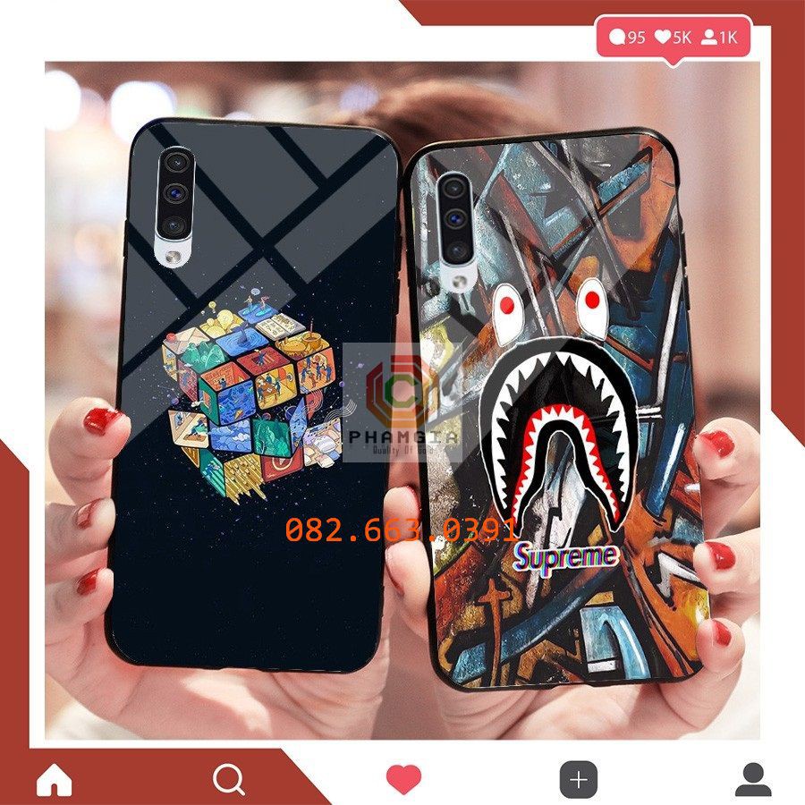 Ốp lưng ép kính chống bể Vsmart Live các siêu anh hùng